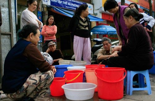 Hà Nội: Nguy cơ thiếu nước sinh hoạt dịp hè 2017